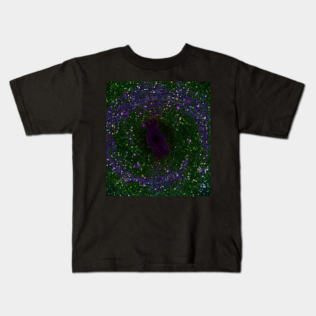 Black Panther Art - Glowing Edges 384 Kids T-Shirt by The Black Panther